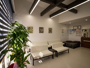 東浜循環器科・内科クリニックの待合室の写真